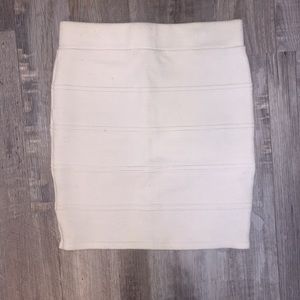 White skirt
